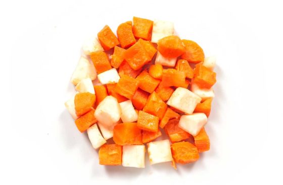 Karotten Sellerie Mischung 15x15 mm