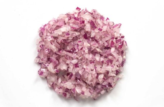 Rote Zwiebel 5 x 5 mm